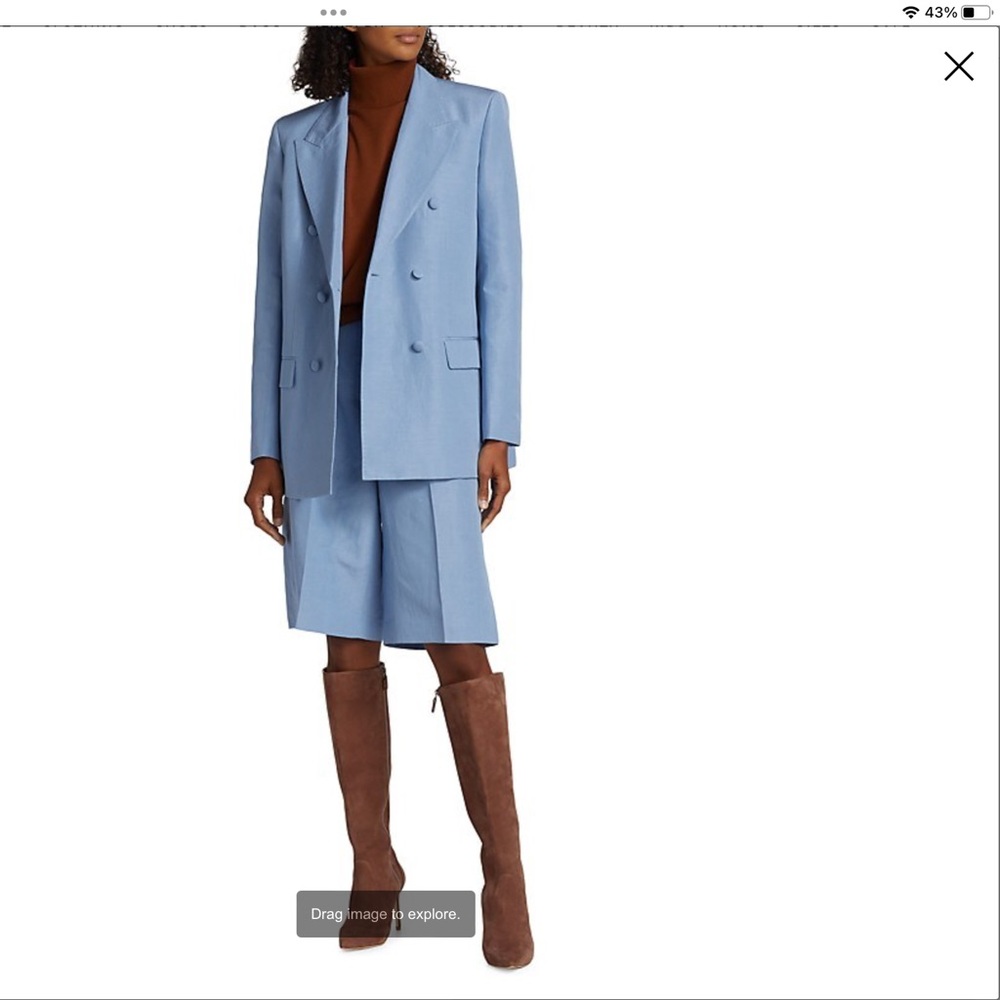 Lafayette 148 New York trinity double breasted blazer